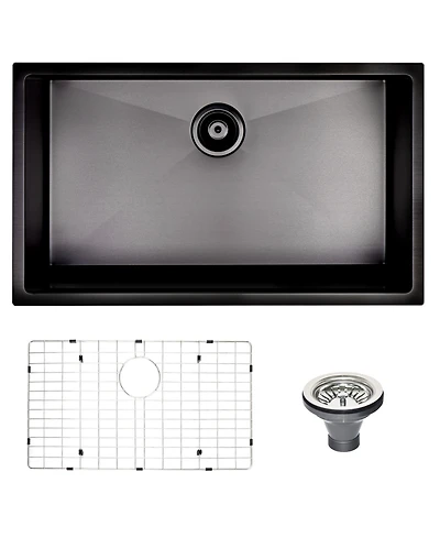flynama 30x18inch Undermount 18 Gauge Stainless Steel Kitchen Sink