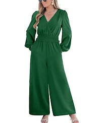 Cupshe Women's Essential V-Neck Pull-On Jumpsuit