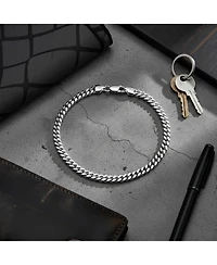 Bling Jewelry 5MM Solid Heavy Miami Cuban Curb Link Bracelet .925 Sterling Silver 8 Inch