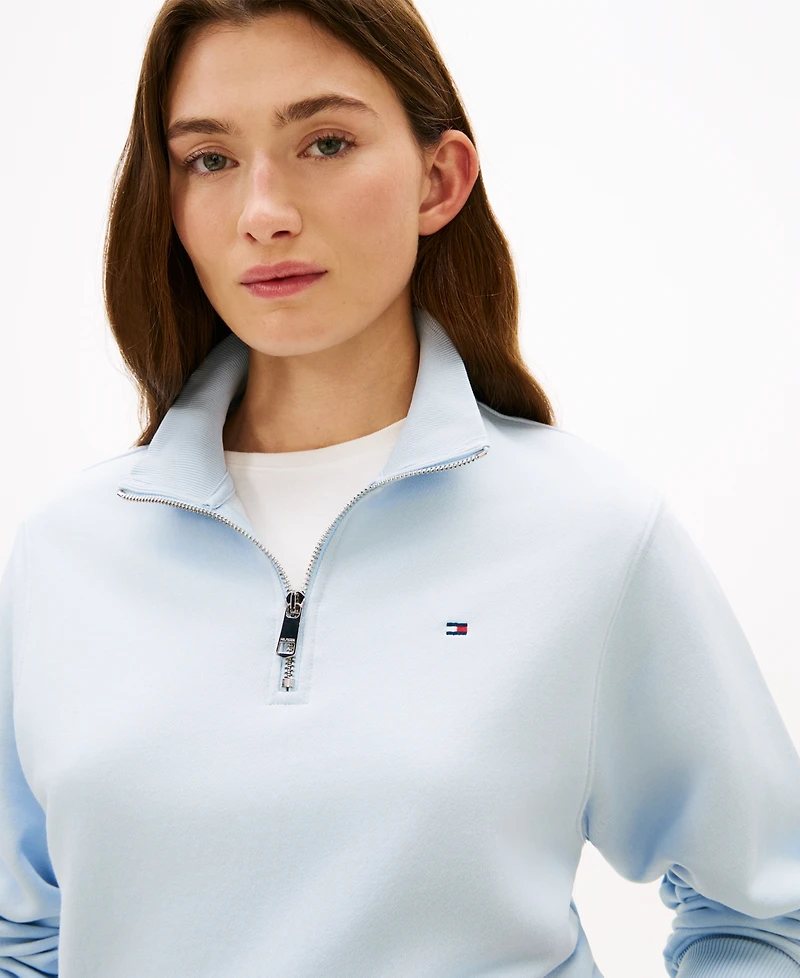 Tommy Hilfiger Women's Half-Zip Sweatshirt