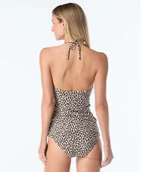 Michael Kors Womens Bandeau Neck Tankini Top Hipster Bikini Bottoms