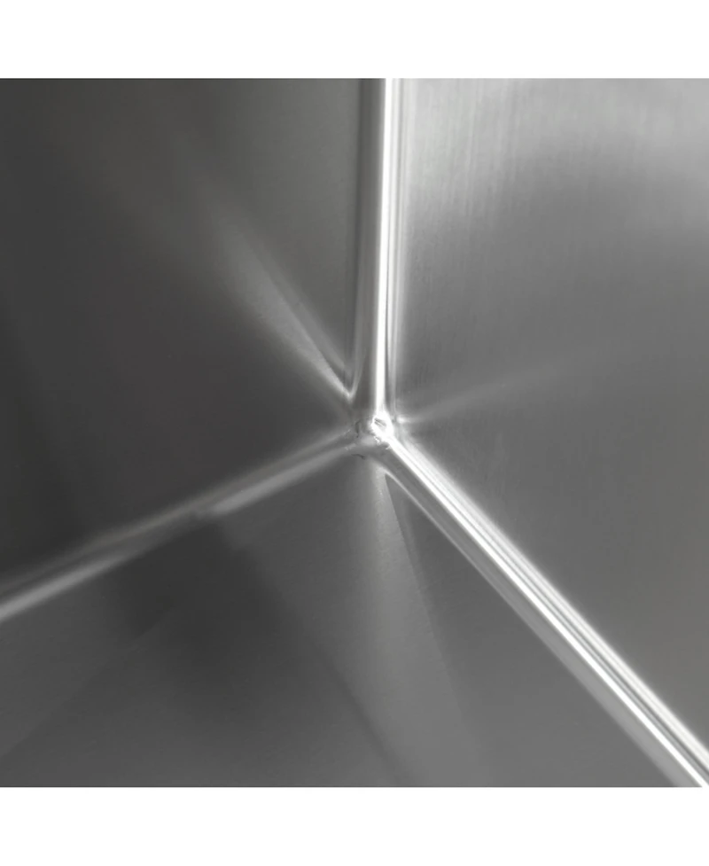 flynama 33x22inch Stainless Steel Kitchen Sink Overmount Single Bowl Handmade with Cutting Board