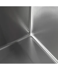 flynama 33x22inch Stainless Steel Kitchen Sink Overmount Single Bowl Handmade with Cutting Board