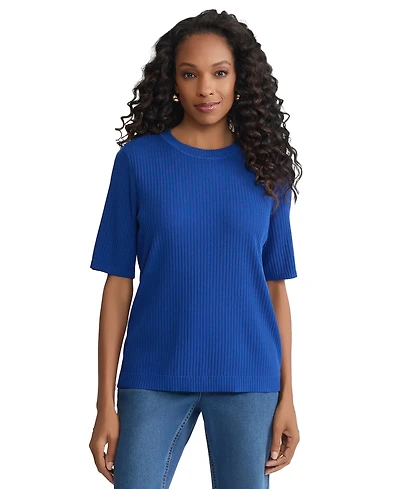 Jones New York Women's Sutton Crew Neck Top