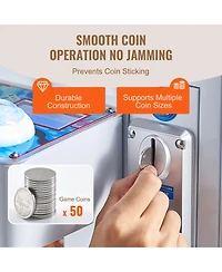 Mecale Rolling Mechanic Stool, 300-Lb Capacity, Fixed-Height Padded Seat w/ Tool Tray & 2 Drawers