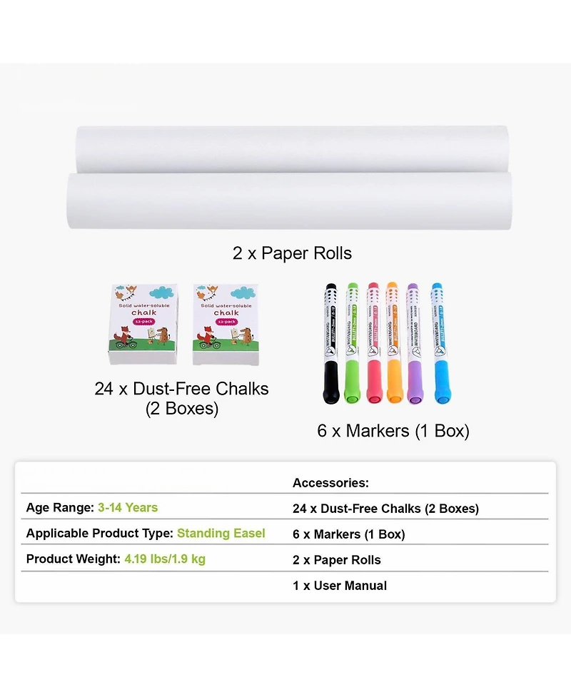 Mecale Kids Trampoline, 5 ft, Enclosure Net, Basketball Hoop & Ball Pit Balls, Indoor/Outdoor, Ages 3