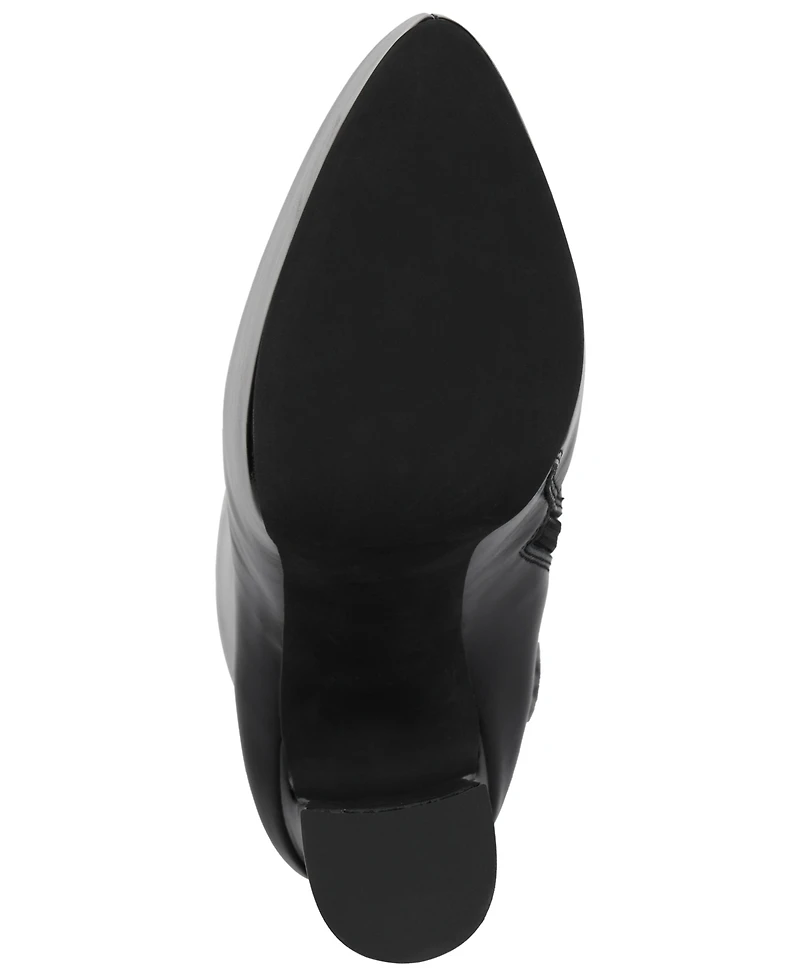 Jeffrey Campbell Women's Unleashed Hi Platform Knee-High Full-Zip Dress Boots