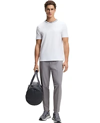 Boss by Hugo Men's Contrast Stripe Cotton T-Shirt