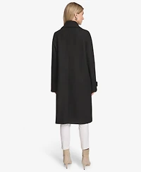 Andrew Marc Women's Jupiter Wool Blend Balmacaan Coat