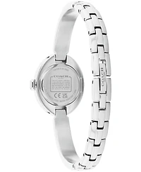 Coach Women's Sammy Silver Tone Stainless Steel Bangle Bracelet Watch, 22.5mm