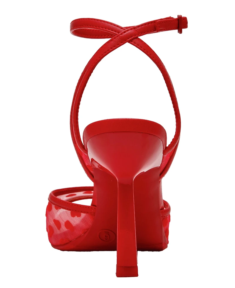 Wild Pair Erynn Dress Embroidered High Heel Sandals, Exclusively at Macy's