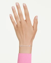 Swarovski Mixed Cuts, Arrow, White, Rhodium Plated Bracelet