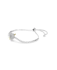 Swarovski Mixed Cuts, Heart with Arrow, White, Rhodium Plated Idyllia Bracelet