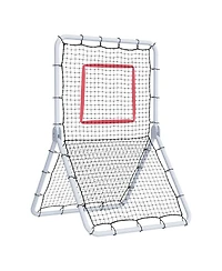 Mecale Baseball/Softball Rebounder Net, 3.5' x 6', Pitchback Trainer, Fielding Practice, 5 Adjustable Angles