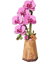 Robotime Wooden Flower 3D Puzzles Adults Artifical Flower Botanical Collection Building Craft Kit