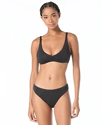 Michael Kors Women's Rhinestone Swim Bra Top