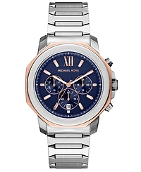 Michael Kors Men's Prescott Chronograph Two-Tone Stainless Steel Watch, 44mm