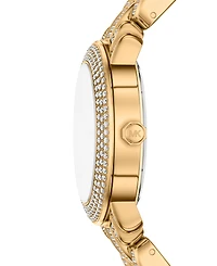 Michael Kors Women's Phoebe Three-Hand Gold-Tone Stainless Steel Watch, 36mm