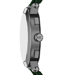 Michael Kors Men's Billie Chronograph Green Silicone Watch, 46mm