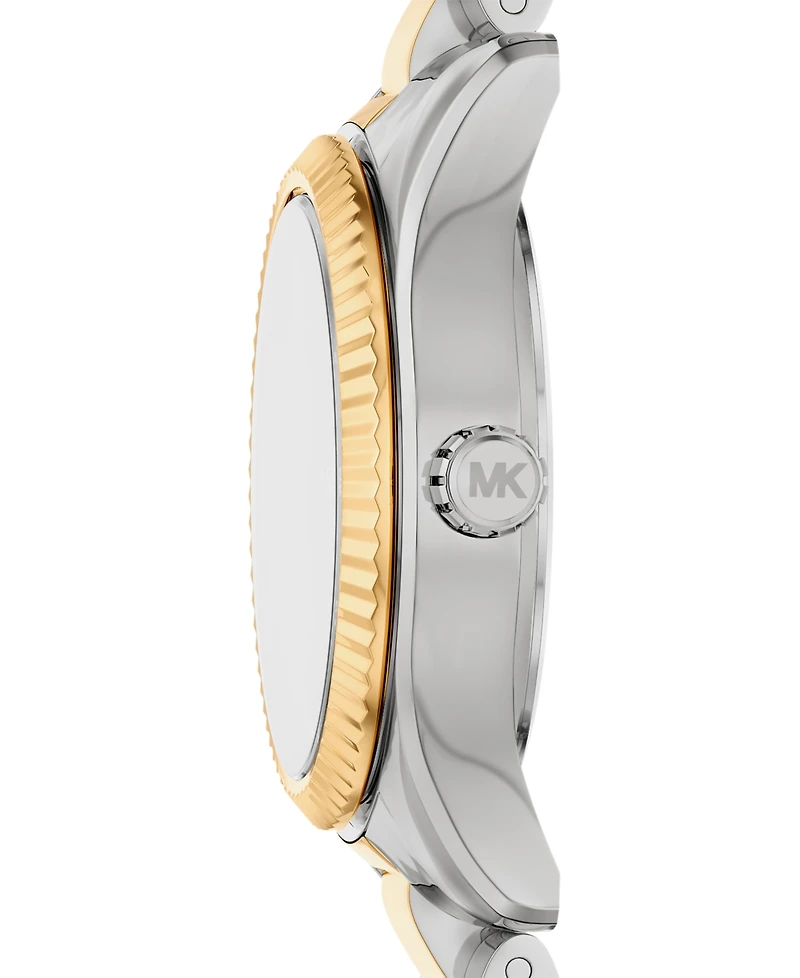 Michael Kors Women's Lexington Three-Hand Two-Tone Stainless Steel Watch, 26mm