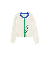 Chinti & Parker Women's Miffy Peek-Placket Wool-Cashmere Sweater