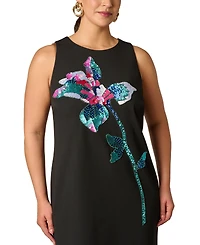 Adrianna Plus Sleeveless Knit Mini Dress