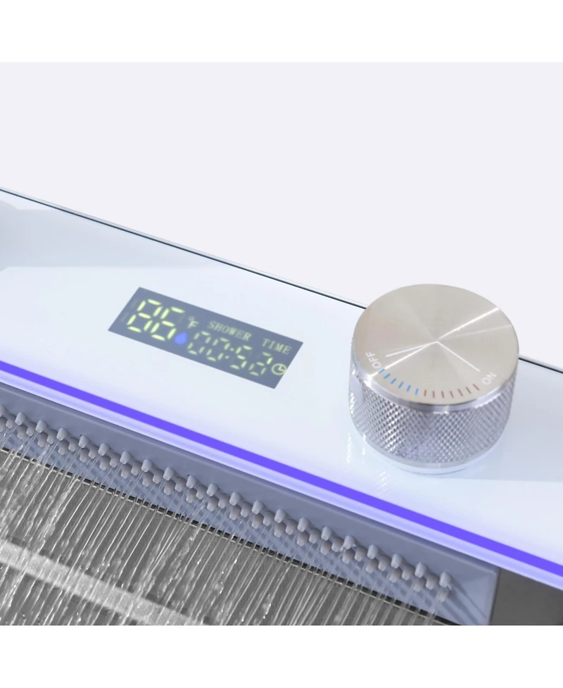 flynama Smart Waterfall Kitchen Sink Single Bowl Pull Out Faucet 304 Stainless Steel