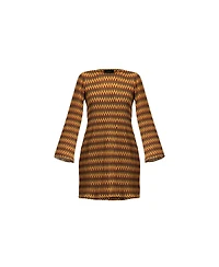 Ivonne Women's Short Knit Dress with Headband