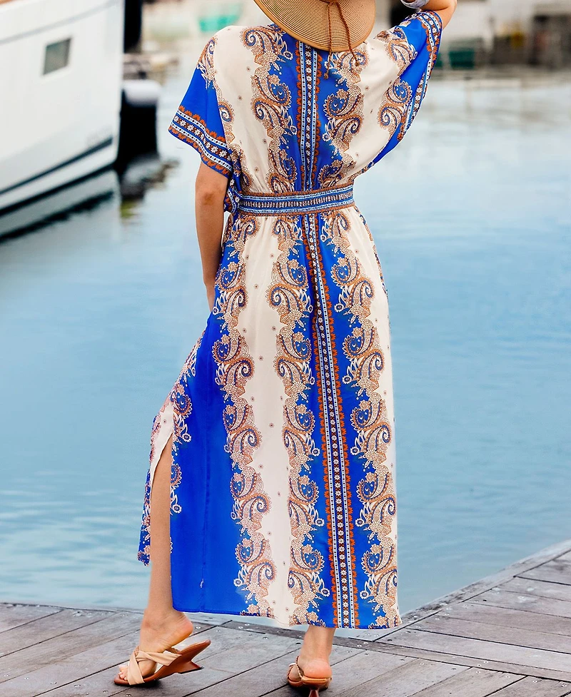 Cupshe Women's Can t Reach Me Floral Maxi Beach Dress