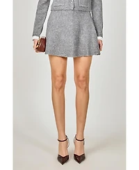 endless rose Women's Knit Flare Circle Skirt