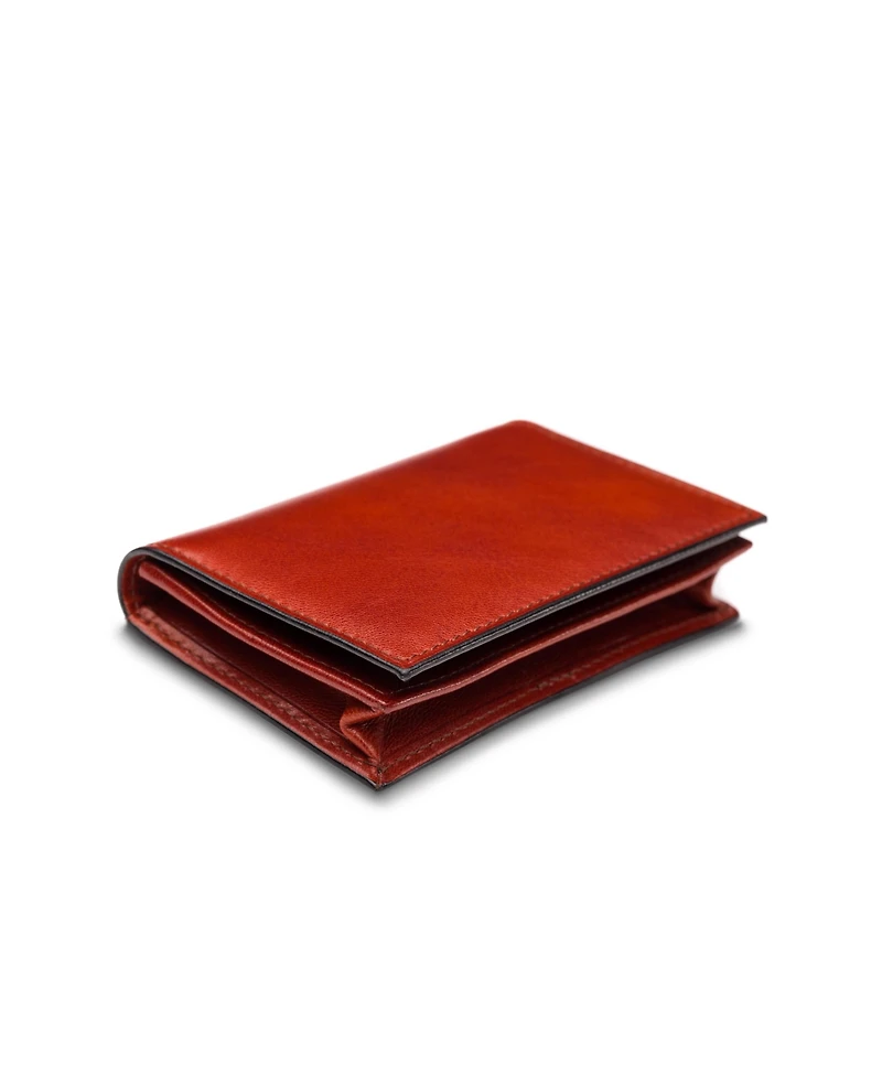 Bosca Old Leather Full Gusset 2 Pocket Card Case With Id