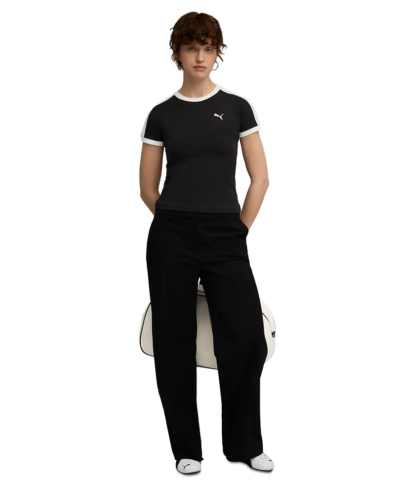 Puma Women's Crew Neck Pull-On T-Shirt