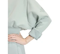 adidas Women's Soft lux Loose Sportswear Crew Neck Sweatshirt