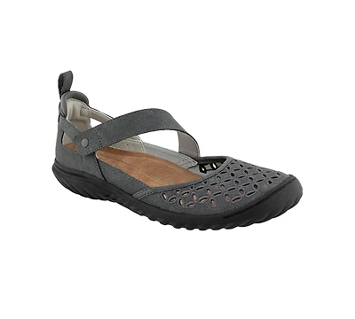 Jbu Women's Bianca Mary Jane Round Toe Flats