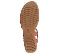 Jbu Women's Vinya Round Toe Wedge Sandals