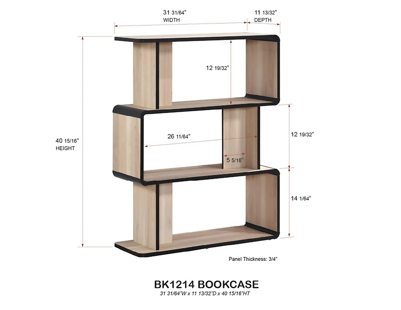 Kings Brand Furniture Nathan Wooden Display Book Shelf Bookcase – Shelving Rack Unit Organizer