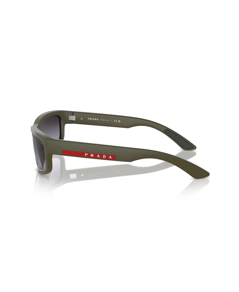Prada Linea Rossa Men's Rectangle Sunglasses