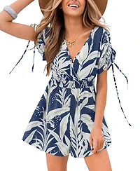 Cupshe Women's Island Moon Tropical Romper