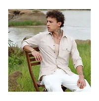 Campus Sutra Men's Multitrack-Striped Shirt