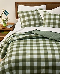 Arch Studios Gingham 3-Pc. Comforter Set, Full/Queen, Macy's Exclusive