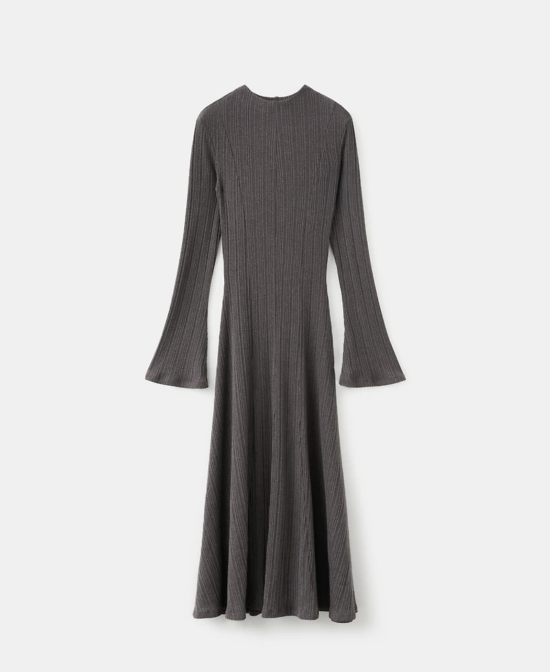 Mango Women's Bell Sleeves Knitted Dress