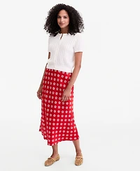 On 34th Women's Short Sleeve Cable-Knit Cardigan, Macy's Exclusive