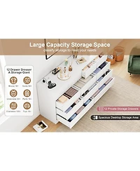 Gaomon 12 Drawer Dresser for Bedroom