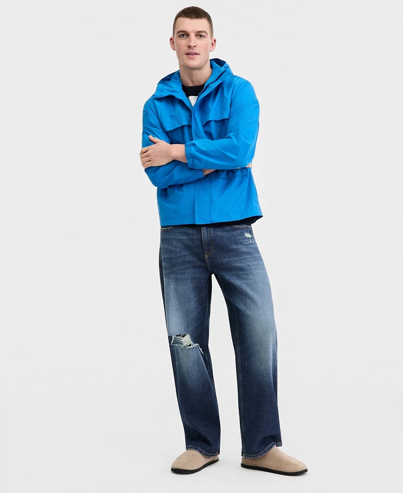 Sun + Stone Men's Deckhand Hooded Utility Jacket, Macy's Exclusive
