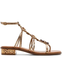 Aldo Women's Sandjewel Square Toe Gladiator Flat Sandals
