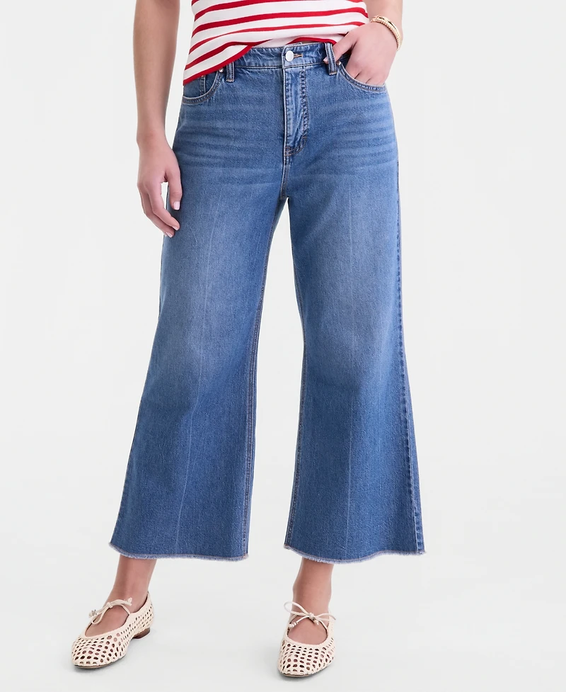 On 34th Women's Cropped Relaxed Flare Jeans, Macy's Exclusive