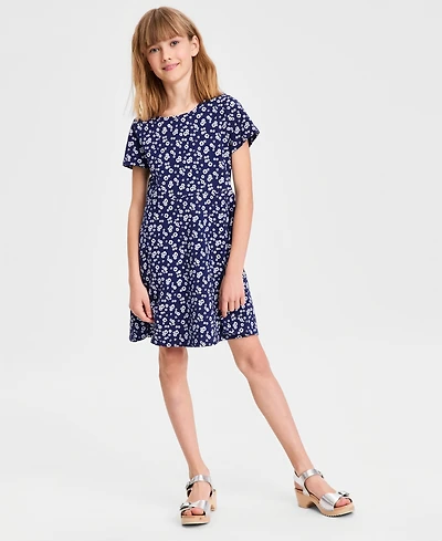 Epic Threads Girls' 5-20 Ditsy Floral-Print Knit Dress, Macy's Exclusive