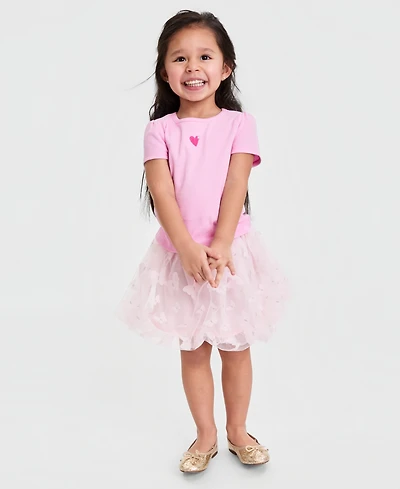 Epic Threads Girls' Toddler 2T-5T Ribbed Embroidered T-Shirt, Macy's Exclusive