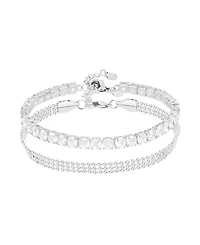 And Now This Cubic Zirconia Tennis Bracelet Duo