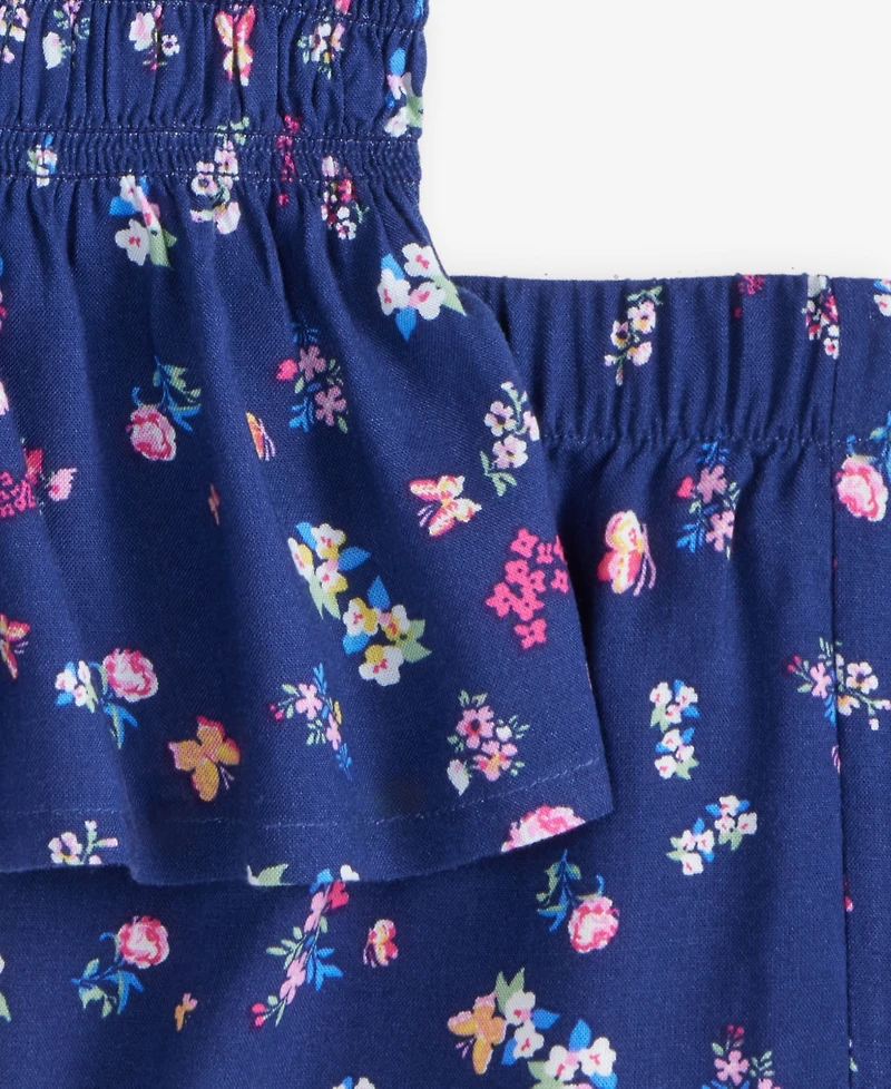 Epic Threads Girls' 12M-5T Floral-Print Top & Shorts, 2-Piece Set, Macy's Exclusive